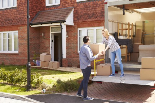 Man and van service assisting with a local move in Ilford