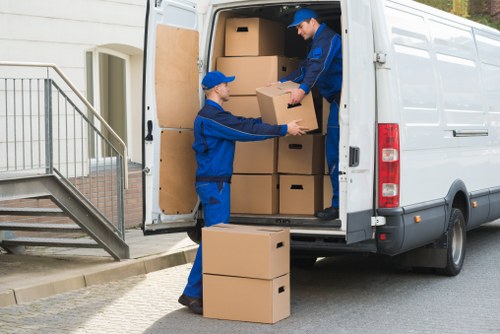 Same-day removal team loading furniture for an urgent move in Ilford