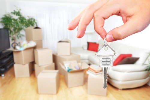 Packing and moving boxes for a man with van job in Ilford