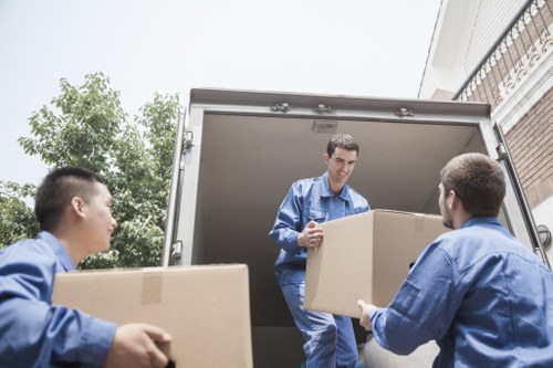Supervisory review of site safety before a moving job begins