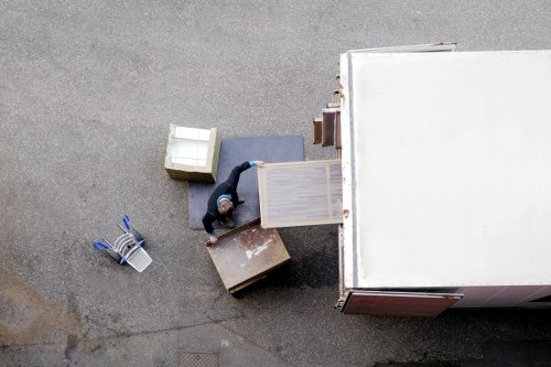 Local moving truck used for furniture transport in Ilford