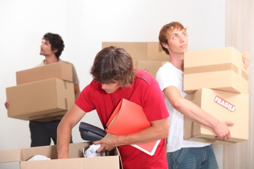 Local office relocation team helping an Ilford business