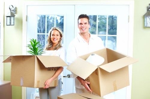 Team member assessing a moving service concern